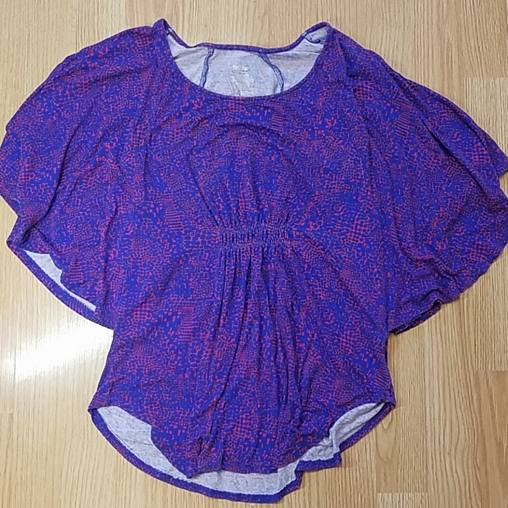Mossimo flutter sleeve babydoll top